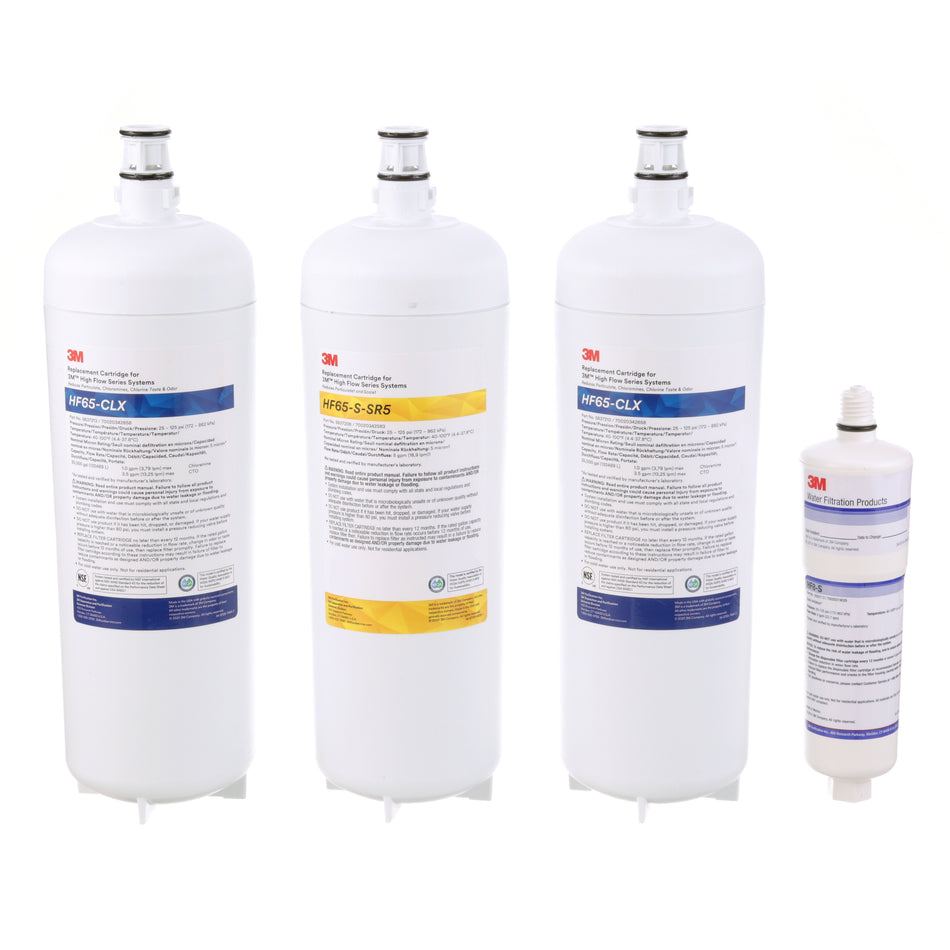 3M Dual Flow Series Water Filter Cartridge Pack DF265-CLX 70000 gal - 70100271896