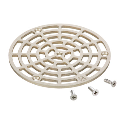 Sioux Chief 5 1/16 in Round Drain Strainer with Screws - 842-SN3