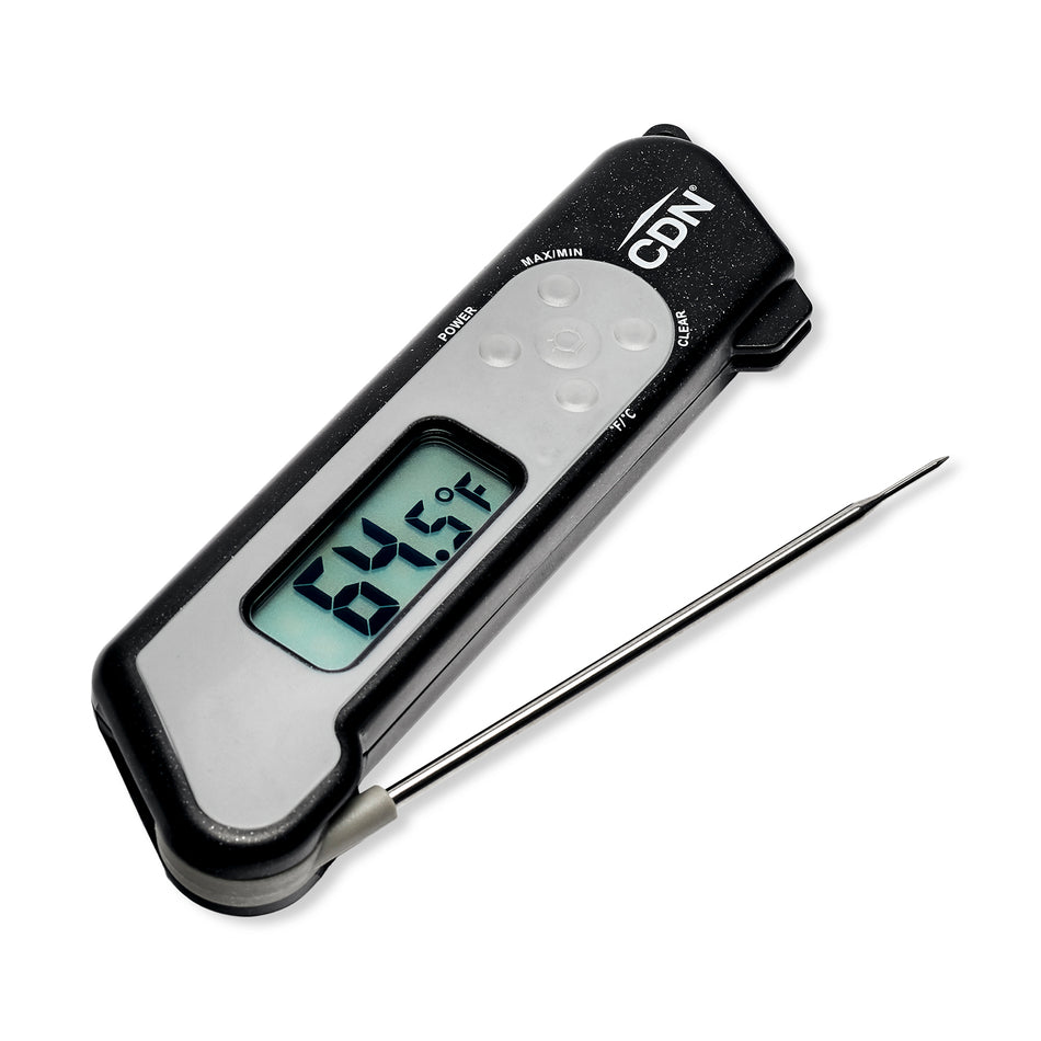 CDN TCT572-BK Black Folding Thermocouple Thermometer