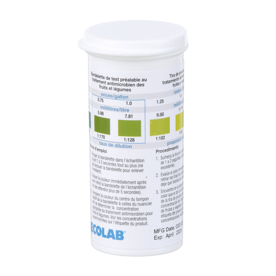 Ecolab 92332047 Afvt Veggie Wash Test Strips