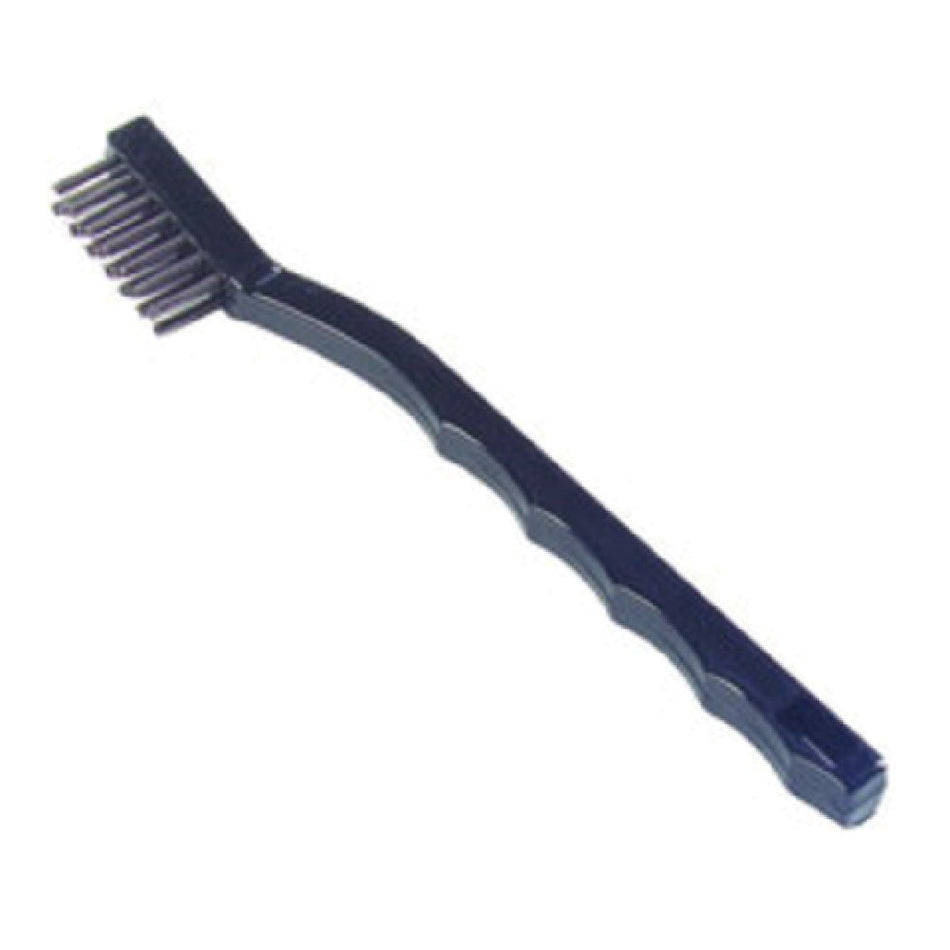 Carlisle 4067500 7-1/4 Inch Utility Toothbrush Crimped Stainless Steel Bristles Plastic Handle