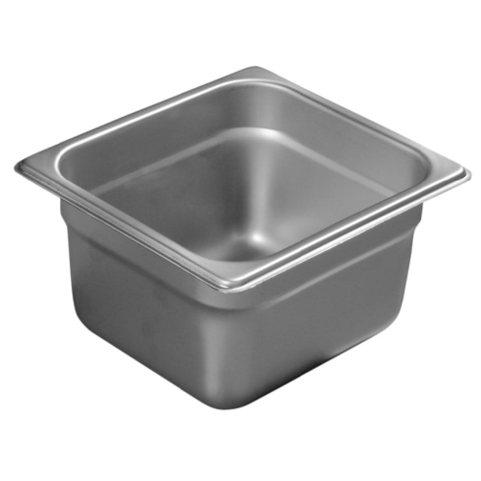 Carlisle 607164 6.88 Inch 2 Quart Stainless Steel Steam Table Pan with Reinforced Corners
