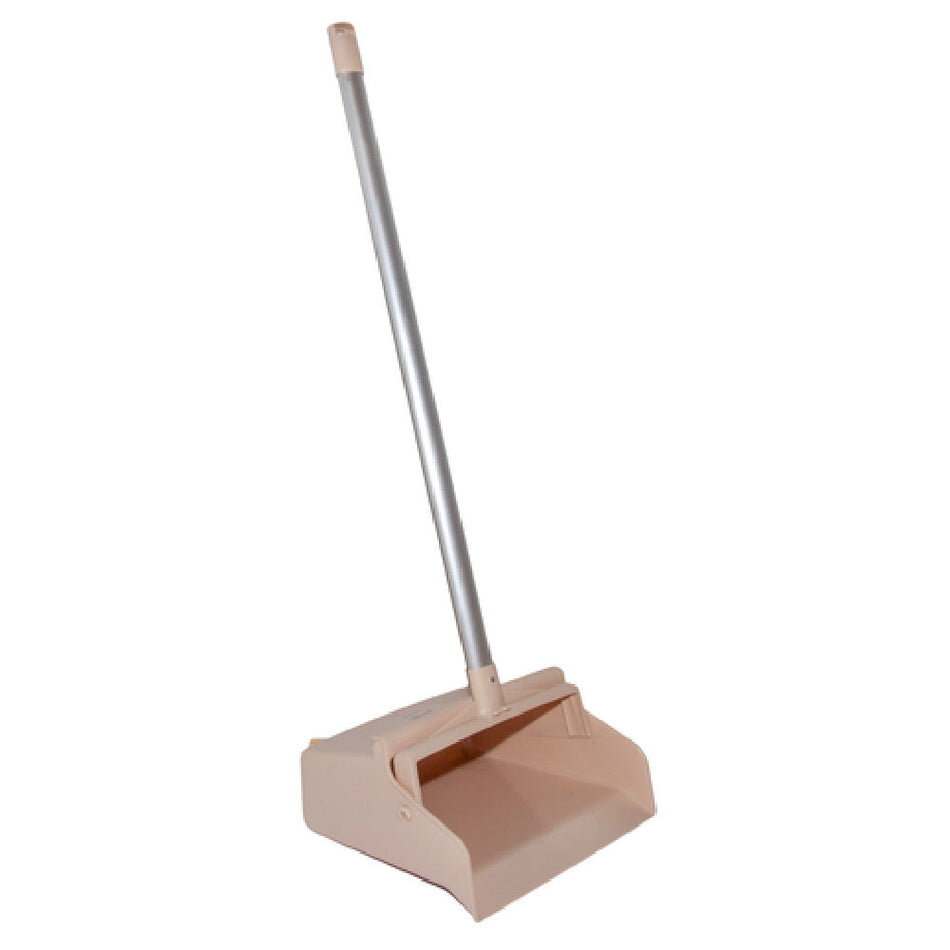 Carlisle 361410EC25 12 Inch Dust Pan Aluminum Tan with Hanging Hole and Serrated Edge