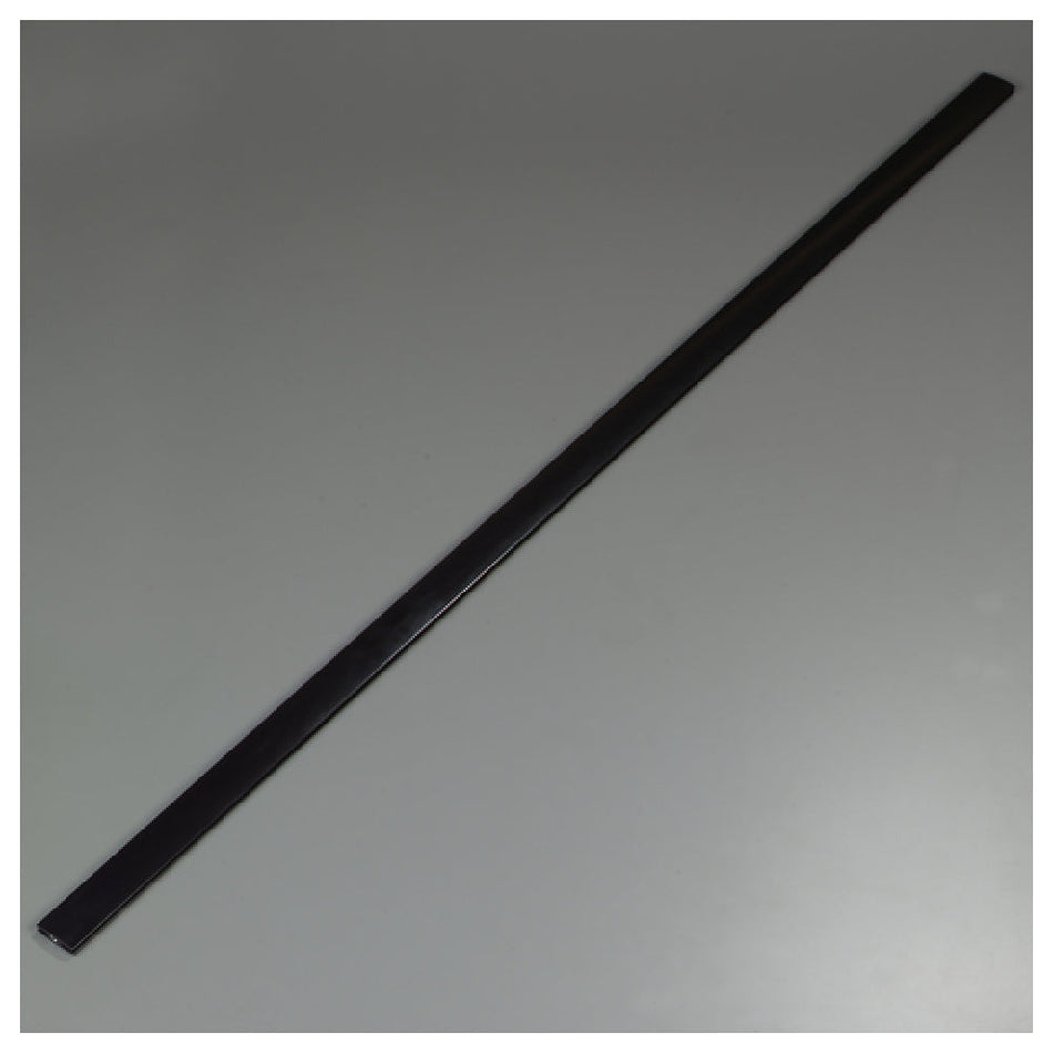 Carlisle 669603 72 Inch Ridge Channel for Food Bars Black Made in USA