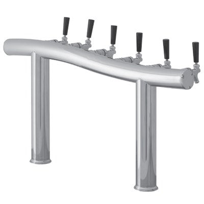Lancer Cooly 8-Line Draft Beer Tower - 23-1574-04-08