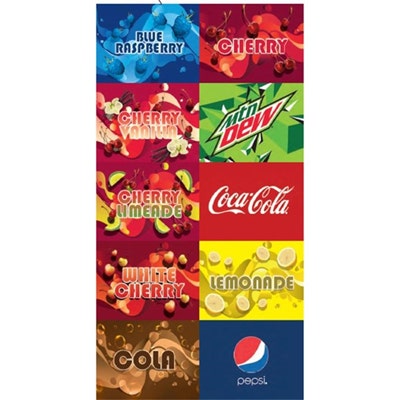 FBD 56X / 77X Flavor Card Assortment - 24-2095-0008