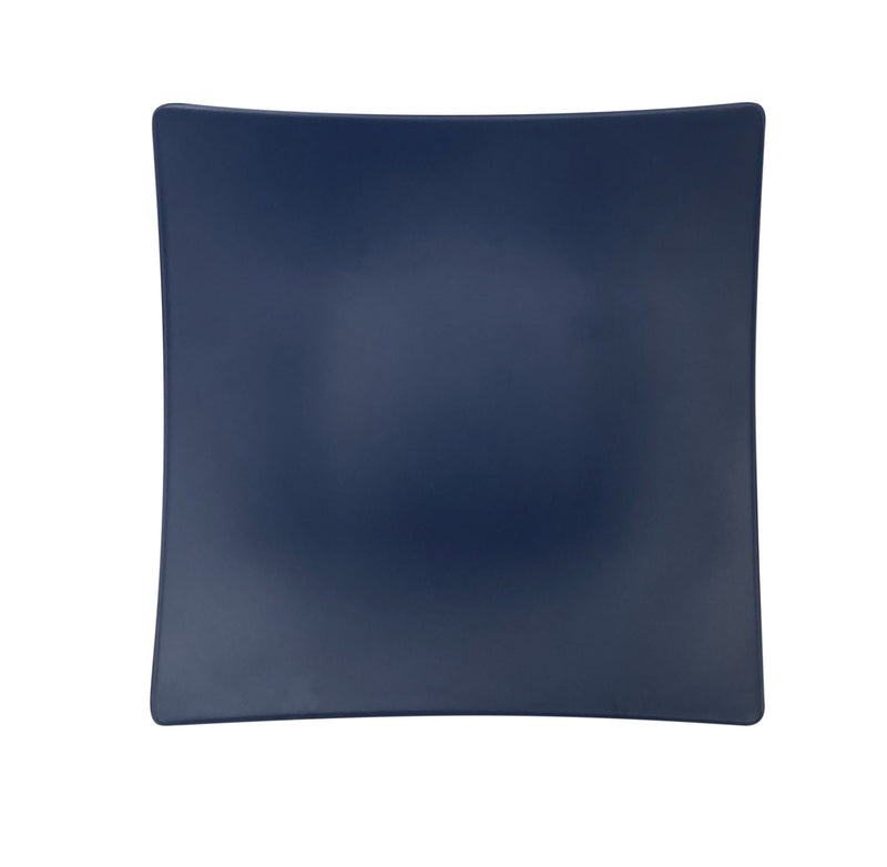 Thunder Group 24006SB 6 Inch Plate Square Break-Resistant Melamine Stone Blue