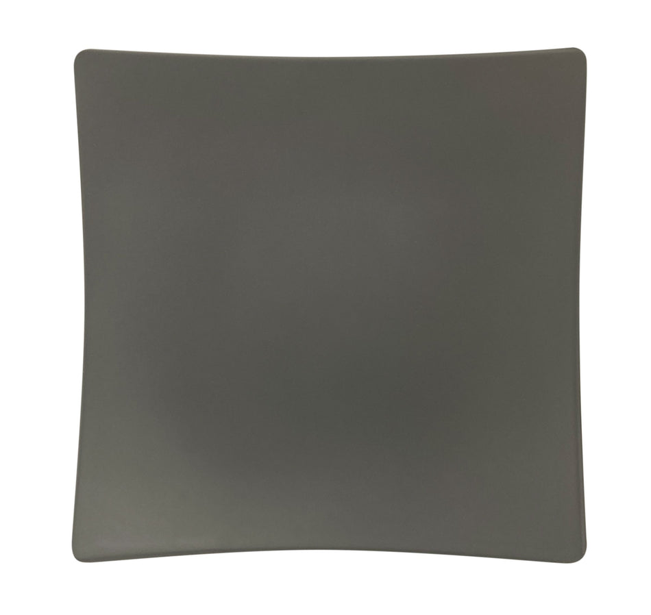 12 Pack 6" x 6", 1" Deep, Flare Plate, Classic Stone Grey Dinnerware, Melamine, BPA Free, Dishwasher Safe, Break-Resistant, Shatter-Resistant, No Microwave, No Oven, NSF