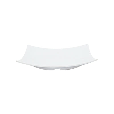 Thunder Group 24007WT 7-3/8 Inch Square Plate Break-Resistant Melamine White