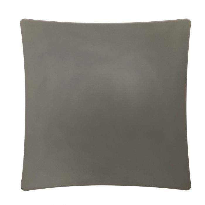 Thunder Group 24010SG 10 Inch Plate Break Resistant Square Flare Melamine Gray