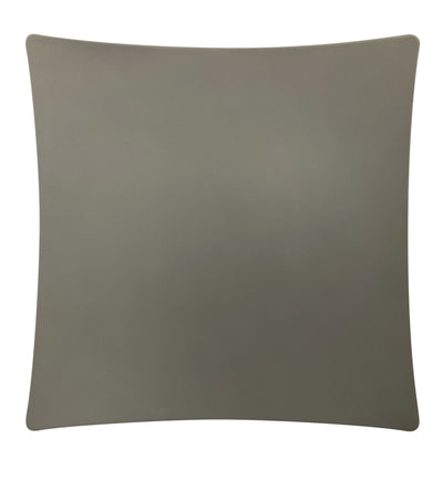 Thunder Group 24012SG 12 Inch Square Plate Break-Resistant Melamine Stone Grey