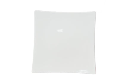 Thunder Group 24012WT 12-3/8 Inch White Square Melamine Plate Break-Resistant