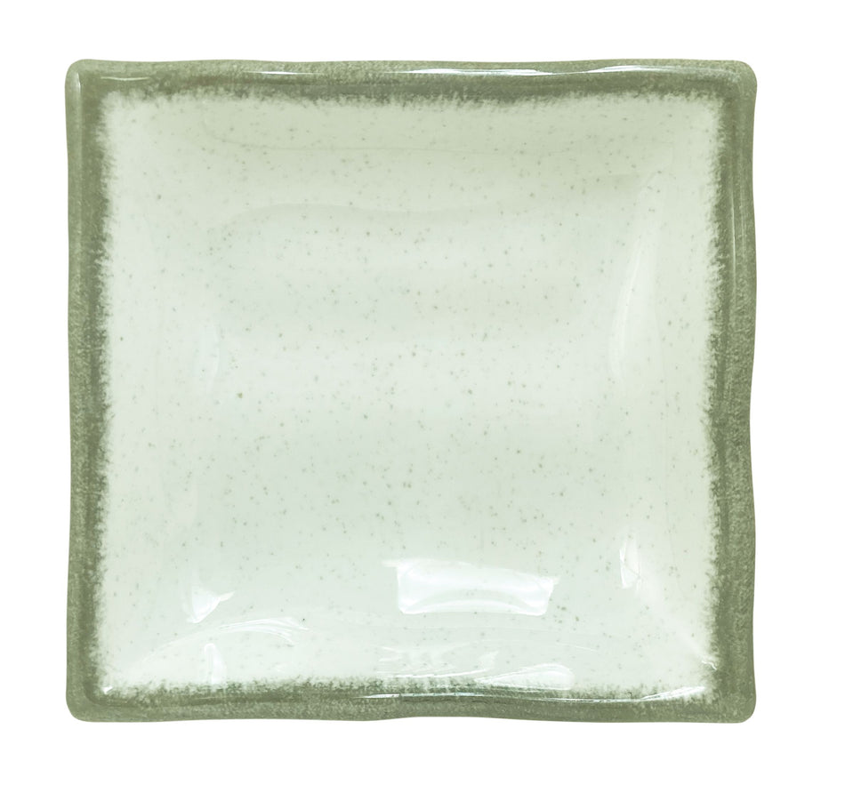 12 Pack 3 oz, 4" x 3-3/4" x 1-1/8", Wavy Rectangular Sauce Dish, Victoria Dinnerware, Melamine, BPA Free, Dishwasher Safe, Break-Resistant, Shatter-Resistant, No Microwave, No Oven, NSF