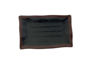 Thunder Group 2412TM 11-1/4 Inch Break-Resistant Rectangular Plate Melamine