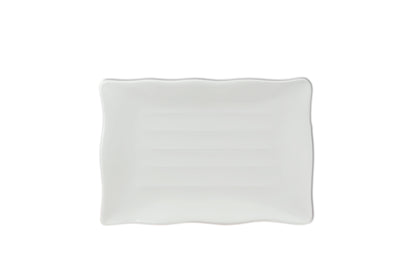 Thunder Group 24140WT 13 Inch Wave Edge Break-Resistant Melamine Plate White