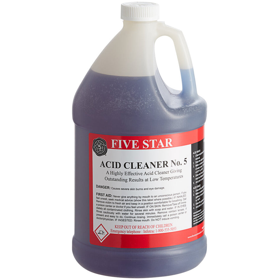 Fivestar [Case of 4] 1 Gallon Acid No. 5 - 26-AC5-FS01-04