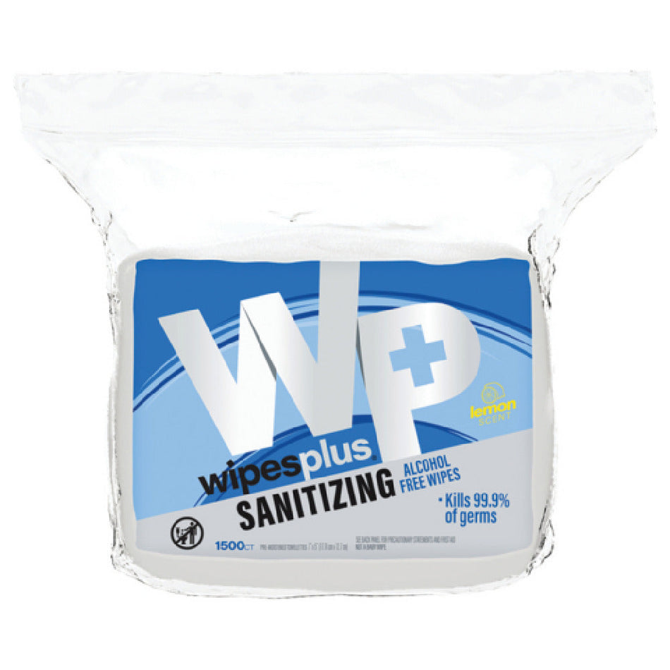 Carlisle 37202 4 Bags Refill Alcohol Free Hand Sanitizing Wipes White