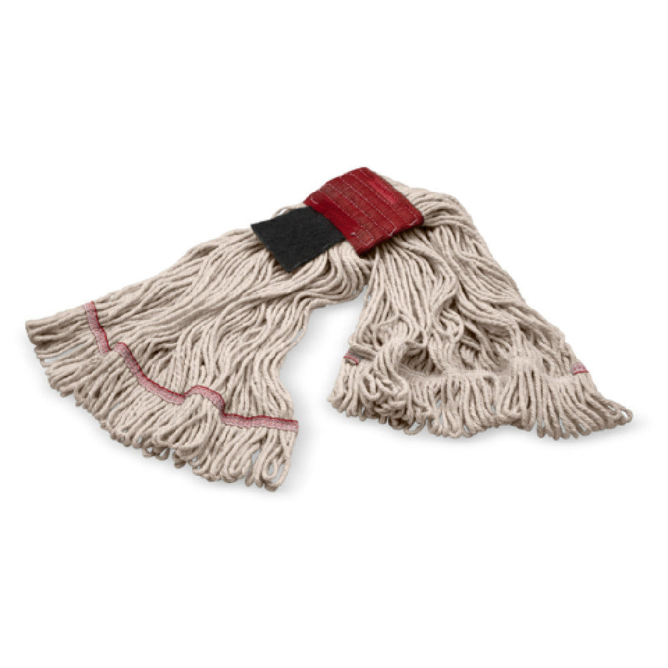 Carlisle 369424S00 5 Inch Loop-end Mop Head with Scrubber Cotton Synthetic