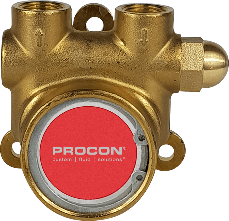 Procon® 104E140F11BA Series 4 Rotary Vane Fluid Pump- 140GPH (425LPH), EPDM/Nitrile, Standard-Non External adjust