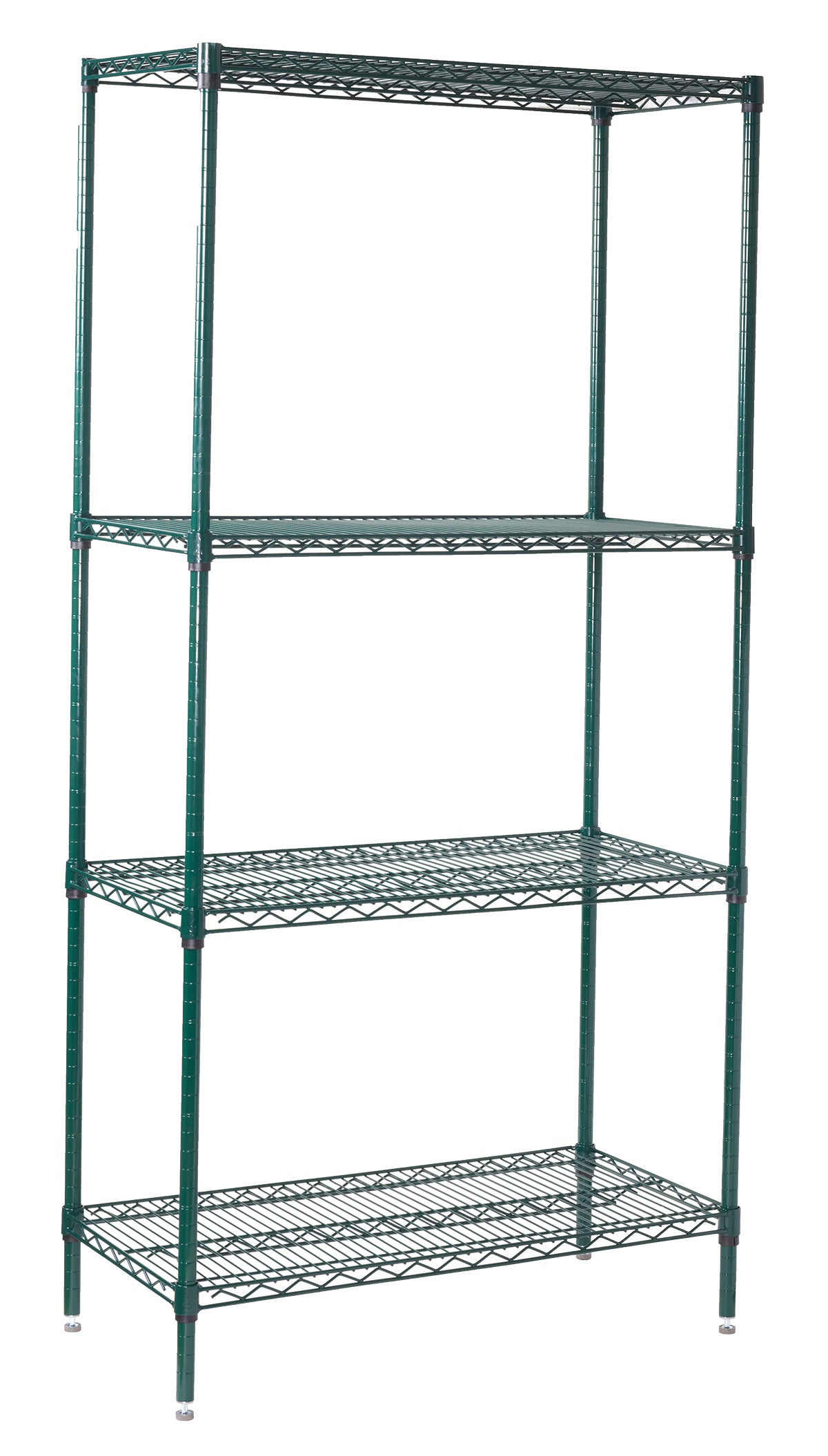 Winco VEXS-2448 48 Inch Wire Shelving Set 4 Tiers Epoxy Coated ...