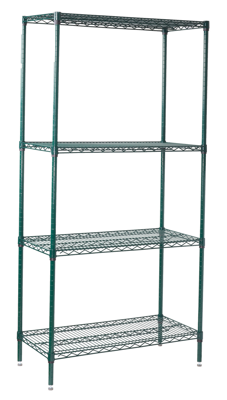Winco VEXS-2448 48 Inch Wire Shelving Set 4 Tiers Epoxy Coated - Wire Shelving Unit