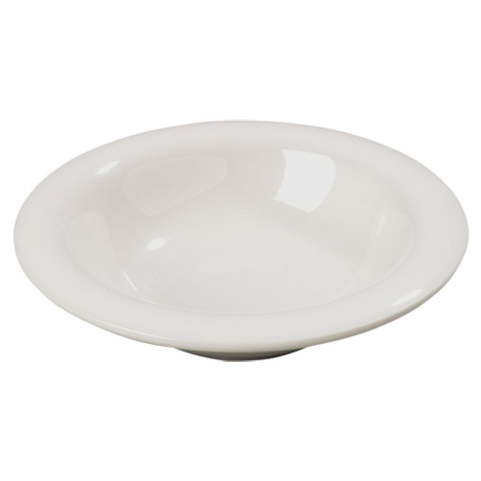 Carlisle 3304042 6 Inch Diameter Rimmed Bowl Break Resistant Melamine Bone