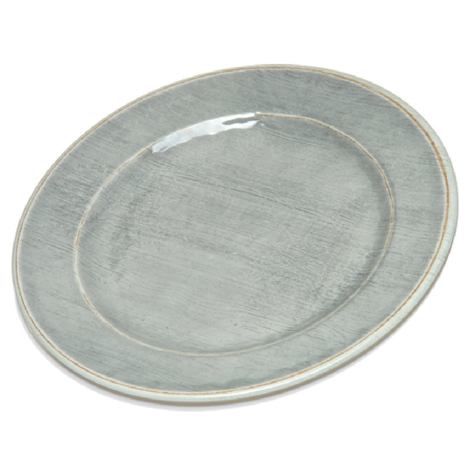 Carlisle 6400718 7 Inch Diameter Dishwasher Safe Bread and Butter Plate Melamine Smoke Gray