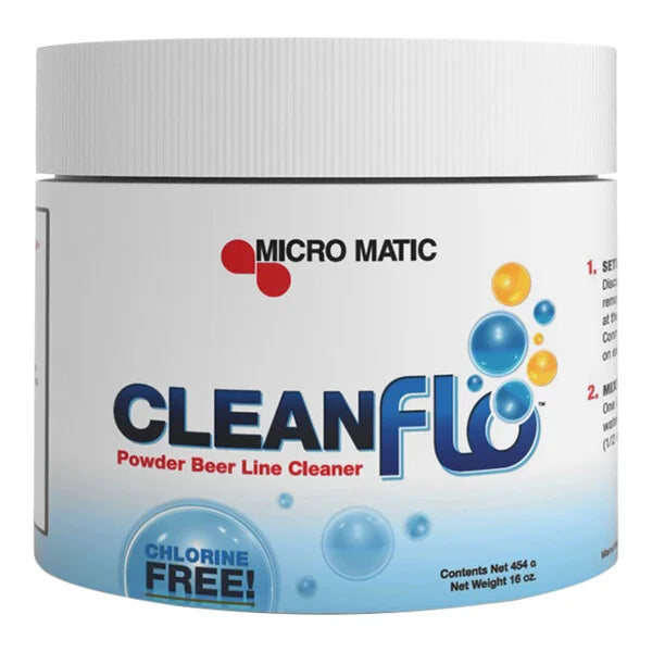 Micro Matic CFP-1 16 oz Clean Flo Powder – HowdyBrewer