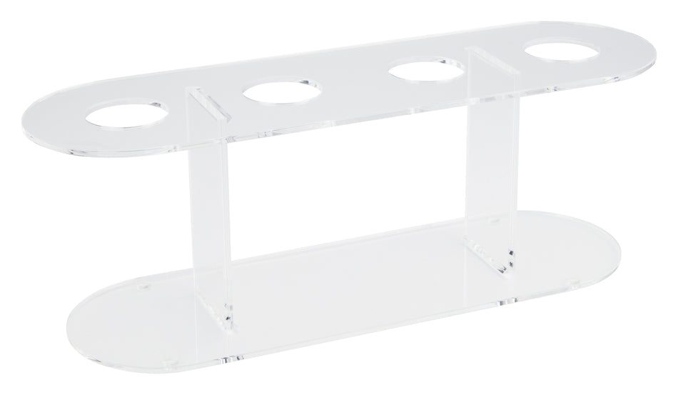 Winco ACN-4 12 Inch Ice Cream/Waffle Cone Stand Clear Acrylic with 4 Holes