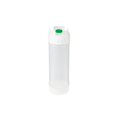 Carlisle 857312S 12 Oz Squeeze Bottle Transparent BPA Free Dishwasher Safe