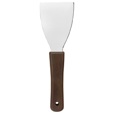 Carlisle 40130EC01 3 Inch Steel Grill Scraper with Plastic Handle Brown