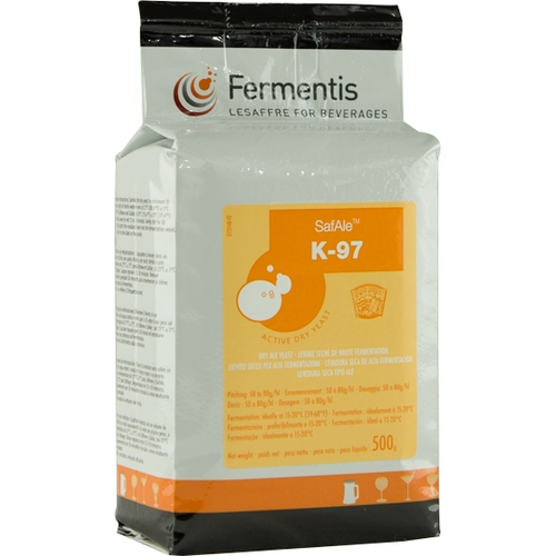 SafAle K-97 500g Yeast by Fermentis - Great for Ales, Belgian Wheat Beers