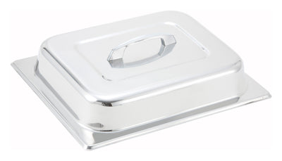Winco C-DCH Dome Cover 1/2 Size With Handle Stainless Steel