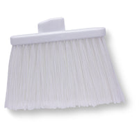 Carlisle 36867EC02 Broom Head Flagged Polyester Bristles White
