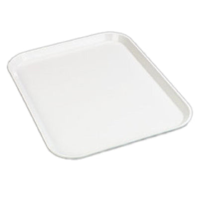 Carlisle 1410FG001 13 Inch Cafeteria Tray Break-resistant Fiberglass Bone White