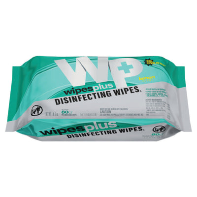 Case of 12 - Carlisle 37701 80 Wipes Per Pack Disinfecting Surface Wipes Refill Pack White