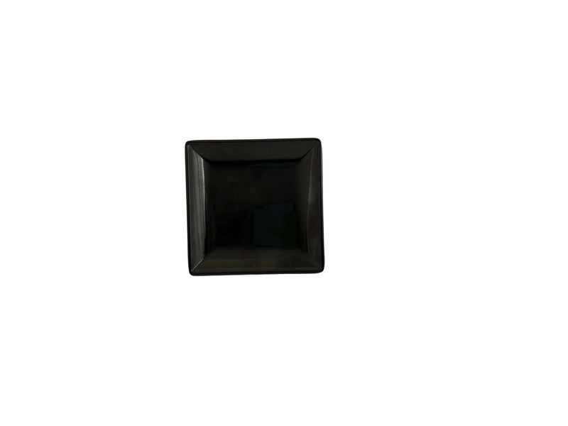 Thunder Group 29004BK 4-1/2 Inch Plate Dishwasher Safe Break Resistant Melamine Black