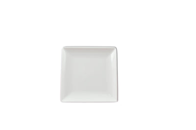 Thunder Group 29004WT 4-1/2 Inch Square Plate Break-Resistant Melamine White