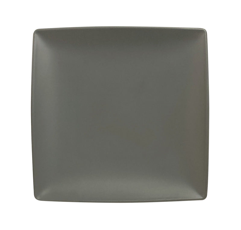 Thunder Group 29006SG 6 Inch Plate Square Break-Resistant Stone Grey Melamine