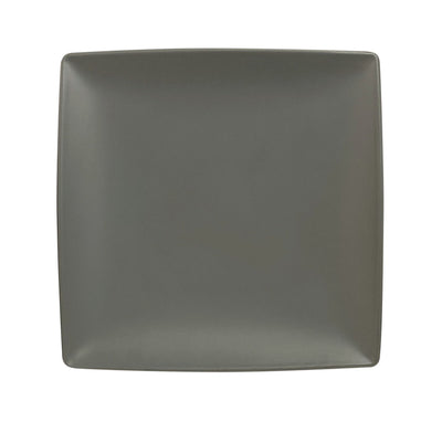 Thunder Group 29006SG 6 Inch Plate Square Break-Resistant Stone Grey Melamine