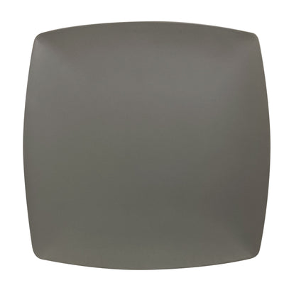Thunder Group 29009SG 9 Inch Melamine Break-Resistant Square Plate Stone Grey