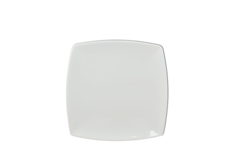 Thunder Group 29010WT 10 Inch Square Break-Resistant Plate Melamine White