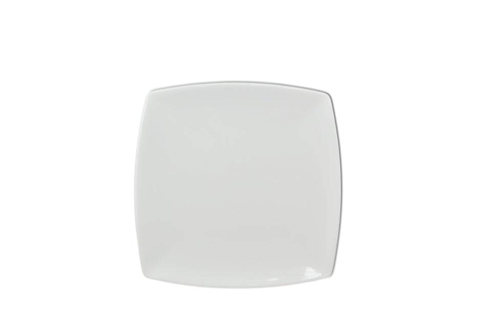 12 Pack 10" x 10", 1" Deep, Square Plate, Classic White Dinnerware, Melamine, BPA Free, Dishwasher Safe, Break-Resistant, Shatter-Resistant, No Microwave, No Oven, NSF