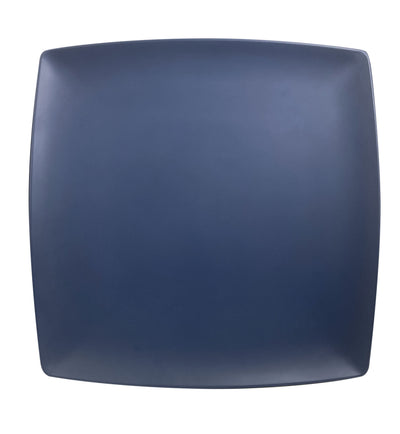 Thunder Group 29012SB 12 Inch Plate Break-Resistant Dishwasher Safe Melamine Stone Blue