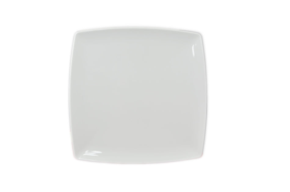 12 Pack 12" x 12", 1" Deep, Square Plate, Classic White Dinnerware, Melamine, BPA Free, Dishwasher Safe, Break-Resistant, Shatter-Resistant, No Microwave, No Oven, NSF