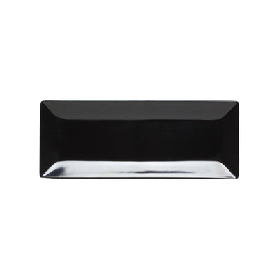 Thunder Group 29115BK 15 Inch Plate Break Resistant Dishwasher Safe Melamine Black