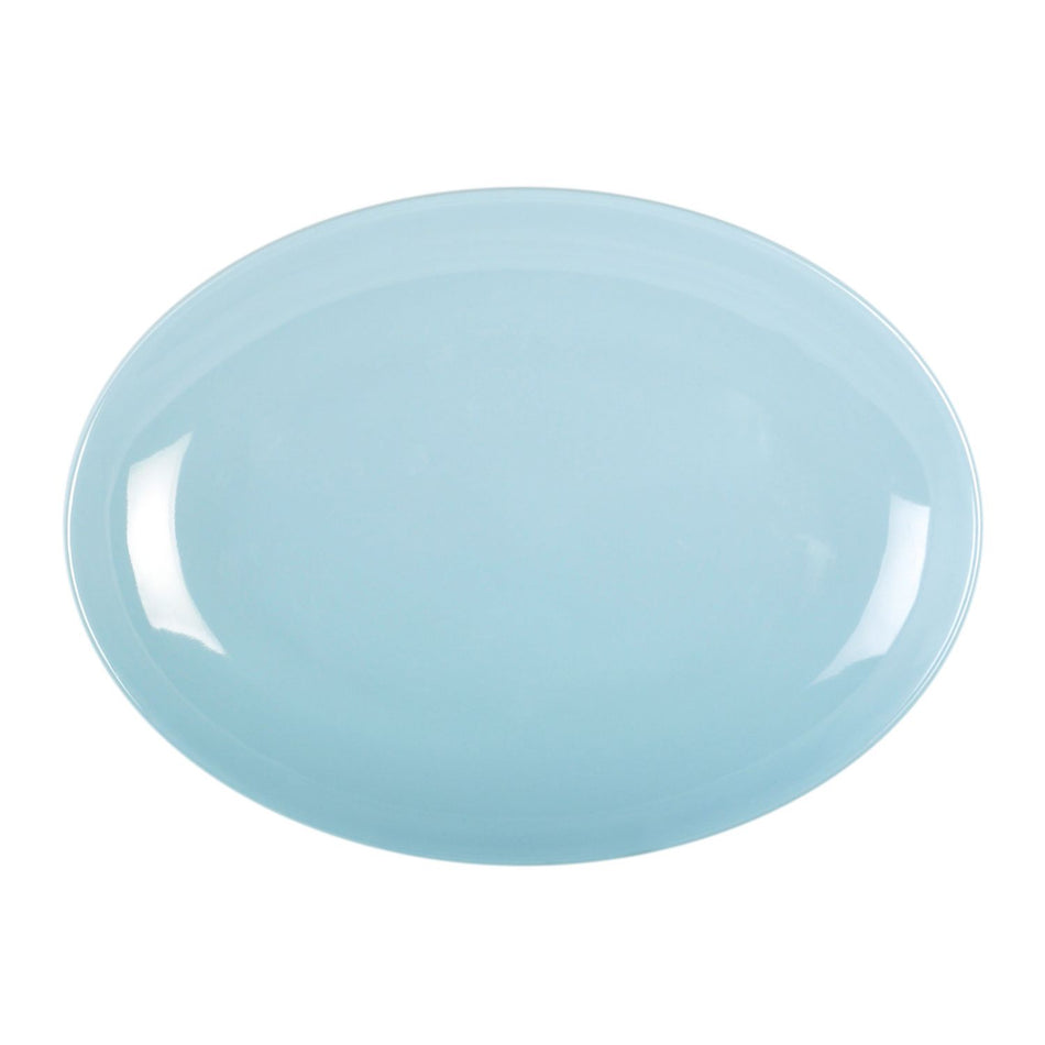 12 Pack 12-1/2" x 9-1/4" x 1-1/8", Platter, Blue Jade Dinnerware, Melamine, BPA Free, Dishwasher Safe, Break-Resistant, Shatter-Resistant, No Microwave, No Oven, NSF