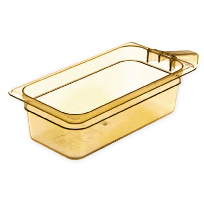 Carlisle 30861H13 3.8 Qt High Heat Hot Food Pan BPA Free Amber Polyethersulfone