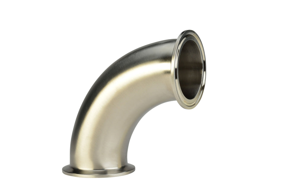 3" Clamp 90 Elbow (2CMP)  - T304 Stainless Steel - Wayland Industries - W42CMP-3