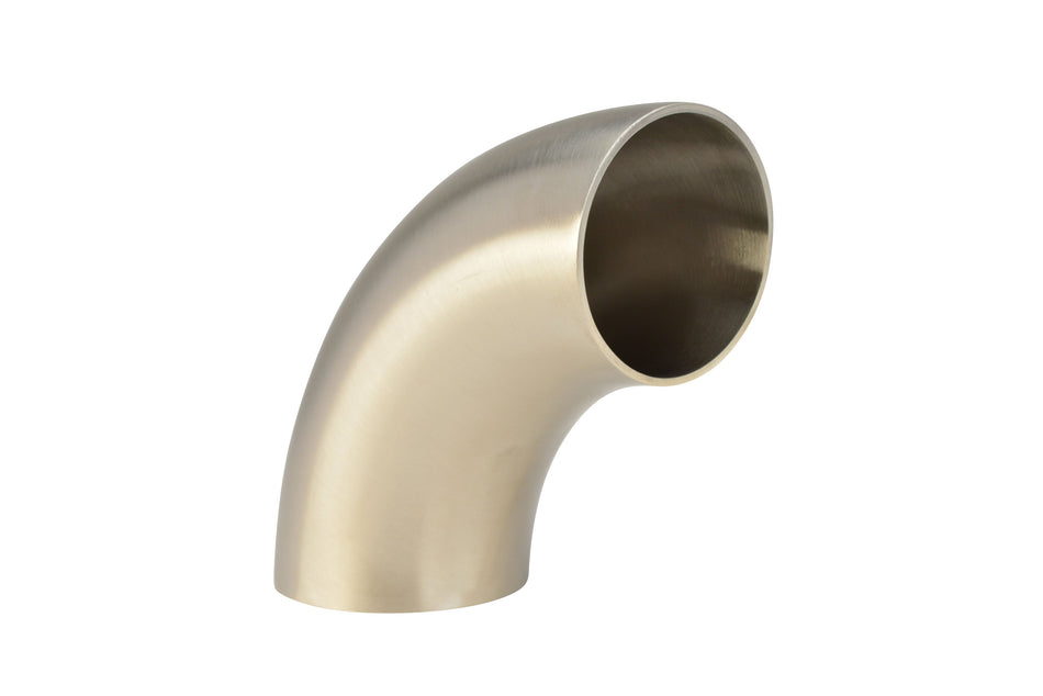 4" Butt-Weld Short 90 Elbow - Polished (2WCL)  - T304 Stainless Steel - Wayland Industries - W42WCL-4-7
